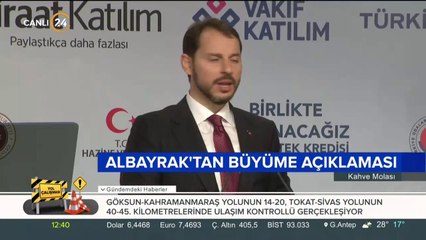 Albayrak'tan büyüme açıklaması