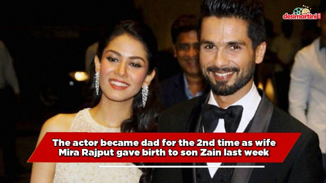 Shahid Kapoor on paparazzi taking photos of his children