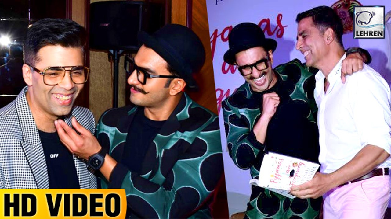 Ranveer Singh, Akshay Kumar & Karan Johar's FUNNY MOMENTS At Twinkle Khanna's Book Launch