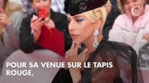 PHOTOS. Lady Gaga fait le show, envoûtante, en robe moulante surmontée d'un voile noir au Festival du film de Toronto