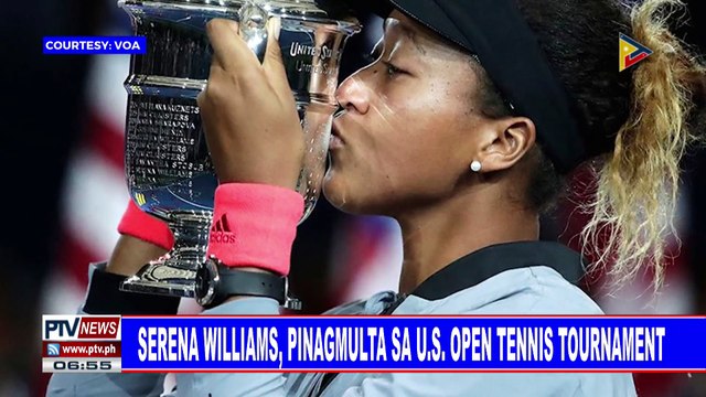 GLOBALITA: Serena Williams, pinagmulta sa US Open Tennis Tournament; Trump, pinuri si Kim Jong Un; Buhawi, nanalasa sa Southeast Spain; Glass harpist sa Amerika
