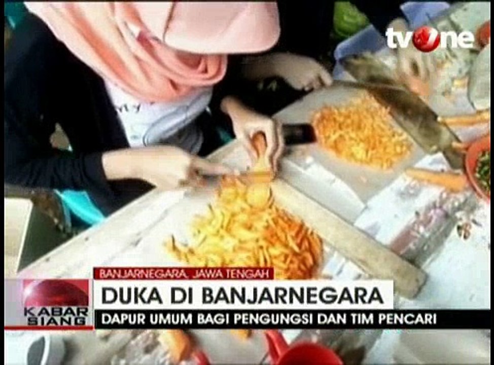 Dapur Umum Pengungsi Longsor Banjarnegara Masih Terkendala Alat