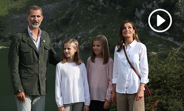 Debut de la princesa de Asturias, Leonor de Borbón, en Covadonga