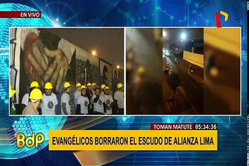 La Victoria: grupo evangélico toma posesión de la explanada del estadio de Matute