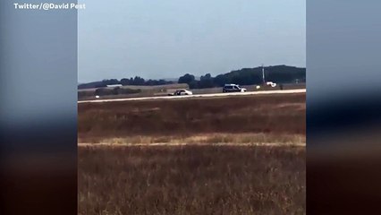 Man Driving On Lyon Airport Runway Sparks Police Chase