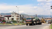 Suriye sınırına tank ve fırtına obüsü sevkiyatı (5) - HATAY