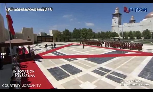 President Duterte arrives in Jordan, as Philippines eyes strengthening bilateral ties