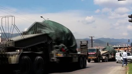Suriye Sınırına Tank ve Fırtına Obüsü Sevkiyatı (5)