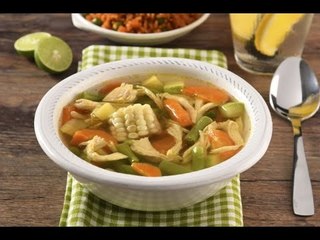Caldo de Pollo con Verduras con Knorr