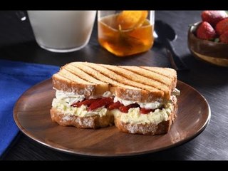 Sándwich de Fresa y Mascarpone