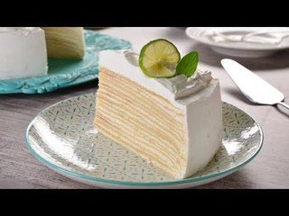 Pay de Limón con Crepas | Pay SIN HORNO