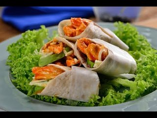 Burrito de Pollo Búfalo con Aguacate