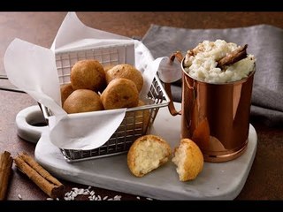 Bolitas de Arroz con Leche | Postre de Arroz con Leche Frito