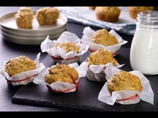 Muffins de Zanahoria con Avena y Yogurt