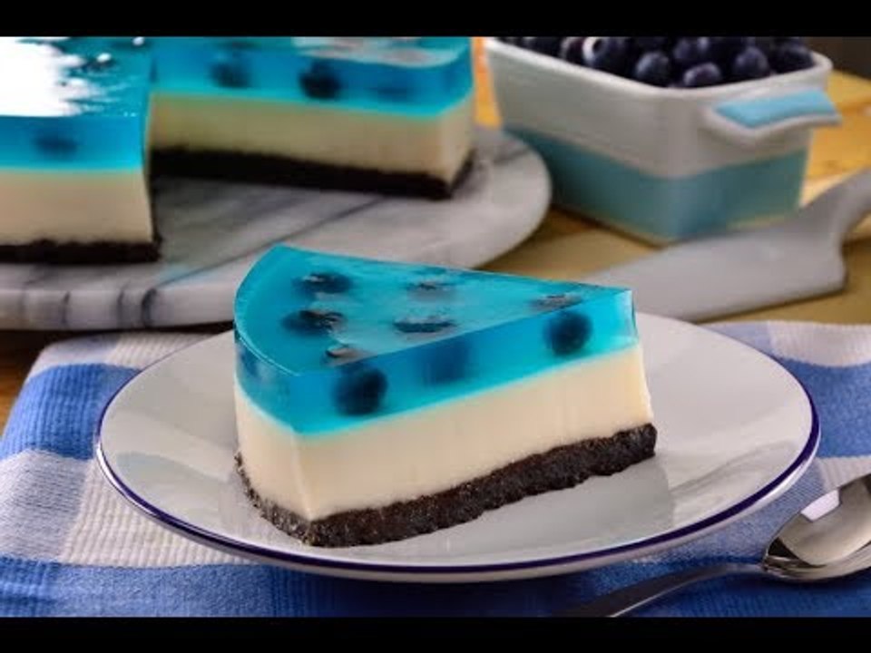 Gelatina de Moras con Base de Oreo