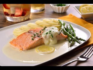 Salmón con Salsa Cremosa de Limón | ¡COCINA un salmón DELICIOSO!
