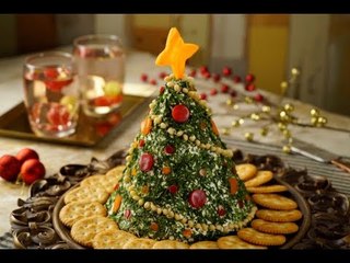 Dip de Cilantro en Forma de Arbolito | Botana Navideña