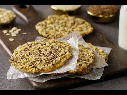Galletas de Avena, Linaza y Ajonjolí | Galletas Saludables