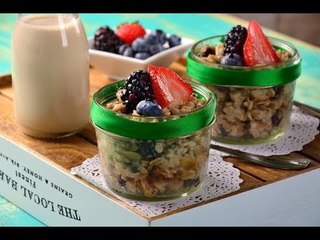Pudín de Avena con Frutos Rojos | Budín de frutas con AVENA