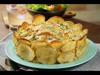 Pastel de Papa con Jamón y Queso | Cómo hacer un PASTEL de PAPA