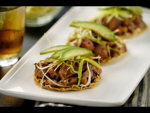 Tostadas de Atún con Mayonesa de Chipotle | Tostadas de ATÚN