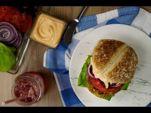 Rica Hamburguesa de Lentejas | Hamburguesa Vegetariana