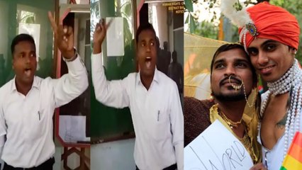 ஓரினசேர்கைக்கு எதிராக கோர்ட் வளாகத்தில் கோஷமிட்ட மதபோதகர்