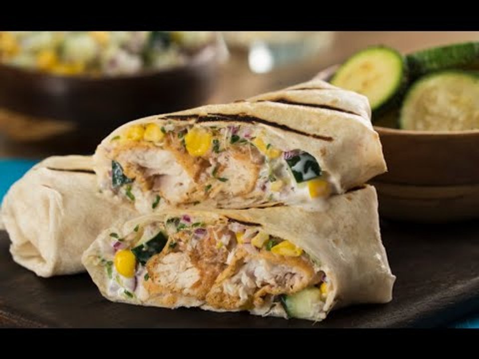 Burrito de Pescado Crujiente con Aderezo Ranch