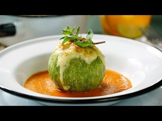 Calabacitas Rellenas de Atún a la Mexicana