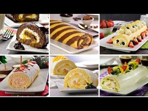 Postres fríos en rollo