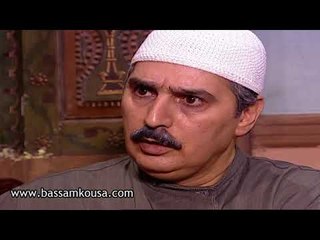 باب الحارة - ابو عصام يكشف على جرح ابنه  للادعشري  !!!  بسام كوسا و عباس النوري