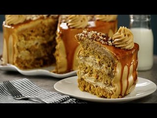 Pastel de Zanahoria con Caramelo