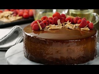 Rico Pastel de Chocolate con Frambuesas