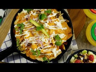 Chilaquiles con Pollo en Salsa Cremosa de Chipotle
