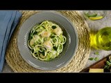 Noodles de Zucchini Alfredo con Pollo | Fideos de verduras