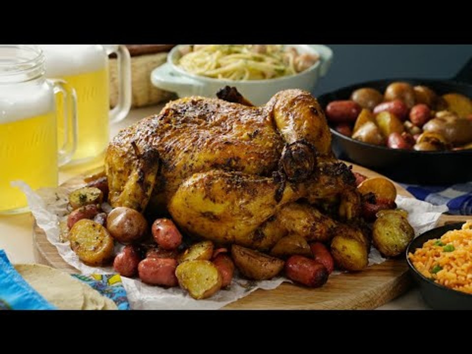 Pollo Rostizado con Papas