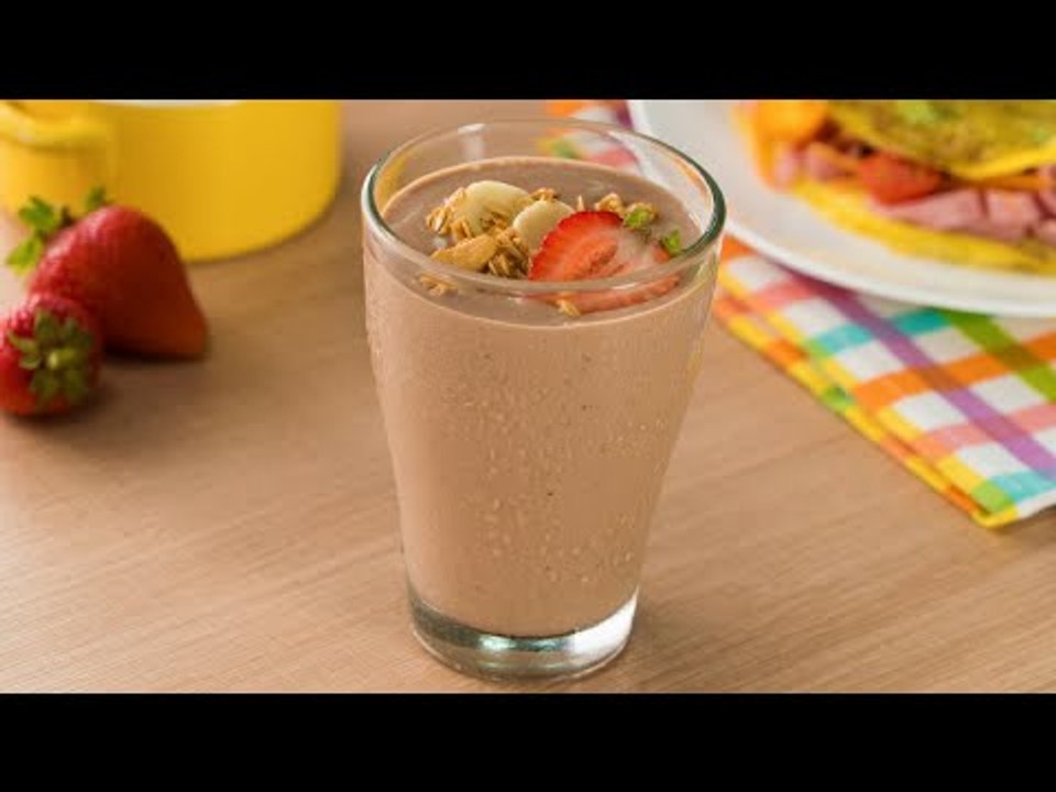 Licuado de Chocolate con Plátano