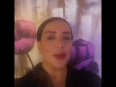 معايدة الفنانة شكران مرتجى لزوار قناتها الرسمية على اليوتيوب وبمناسبة اعياد الميلاد و راس السنة ٢٠١٨