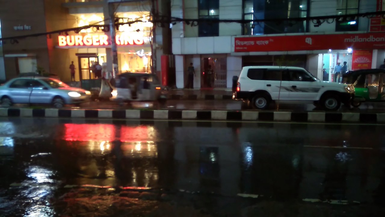Raining