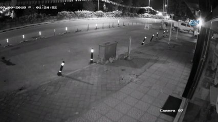 Yaşlı adamı gasp eden zanlı adliyede... Olay sonrası zanlının kaçmaya çalıştığı anlar kamerada