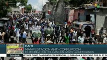 Policía haitiana reprime a manifestantes que rechazan la corrupción