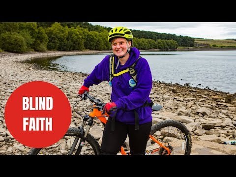 Blind woman is believed to be the first in the UK to cycle a massive bike trail independently
