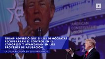 Trump a simpatizantes: si me impugnan 