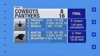 Rapoport: 'Not a lot of optimism' in Greg Olsen's injury situation