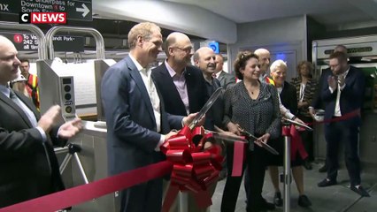New-York : une station de métro fermée depuis le 11 septembre a rouvert