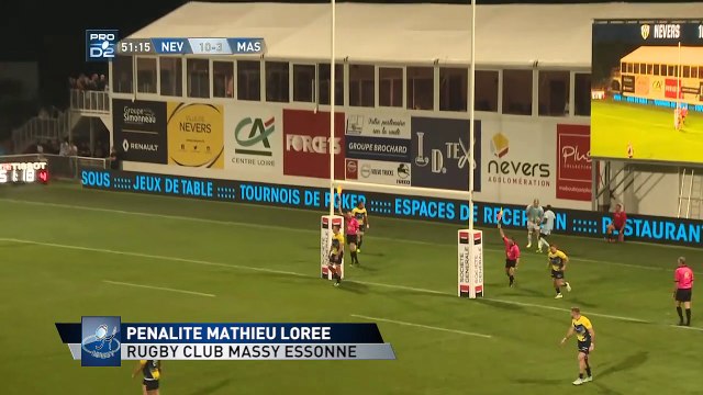 PRO D2 - Résumé Nevers-Massy 17-6 - J4 - Saison 2018/2019