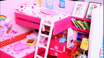 Handmade Pink Dollhouse Miniatue