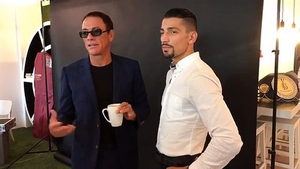 Rencontre de Jessy Petit-Jean avec Jean-Claude Van Damme