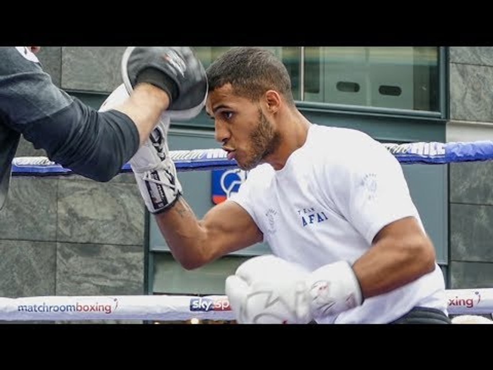 Gamal Yafai READY TO RUMBLE | Khan vs Vargas PUBLIC WORKOUT