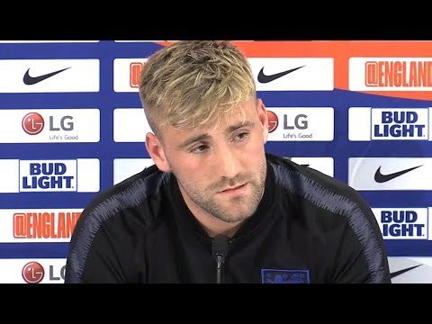 Luke Shaw - England Press Conference - 'I Was Close To Losing My Leg' - Embargo Extras